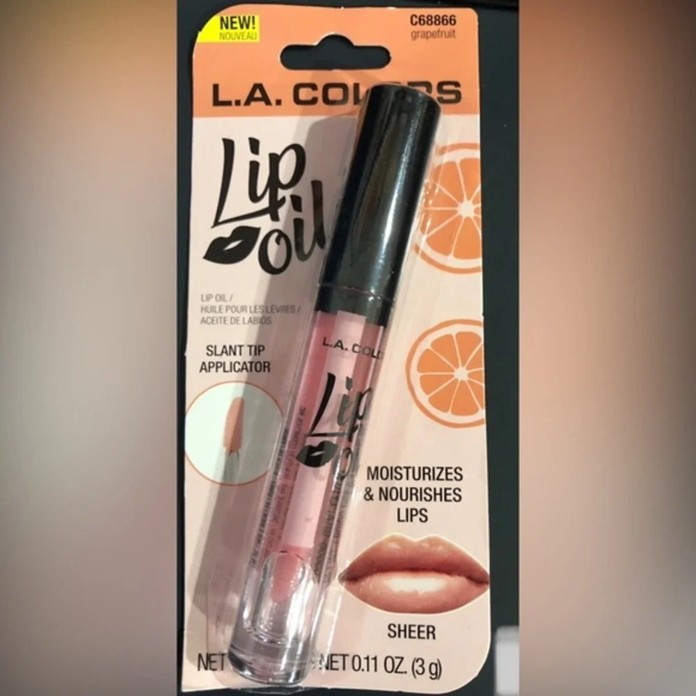 3pack pomegranate, lychee & grapefruit scented moisturizing & nourishing lip oil